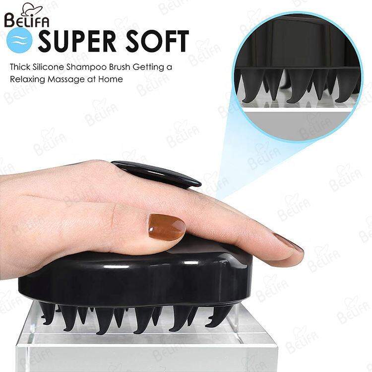Picture of 1 Pcs Silicone Shampoo Scalp Hair Shower Massager Head Brush Comb Hair Washing Comb Shower Shampoo Brush