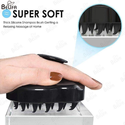 Picture of 1 Pcs Silicone Shampoo Scalp Hair Shower Massager Head Brush Comb Hair Washing Comb Shower Shampoo Brush