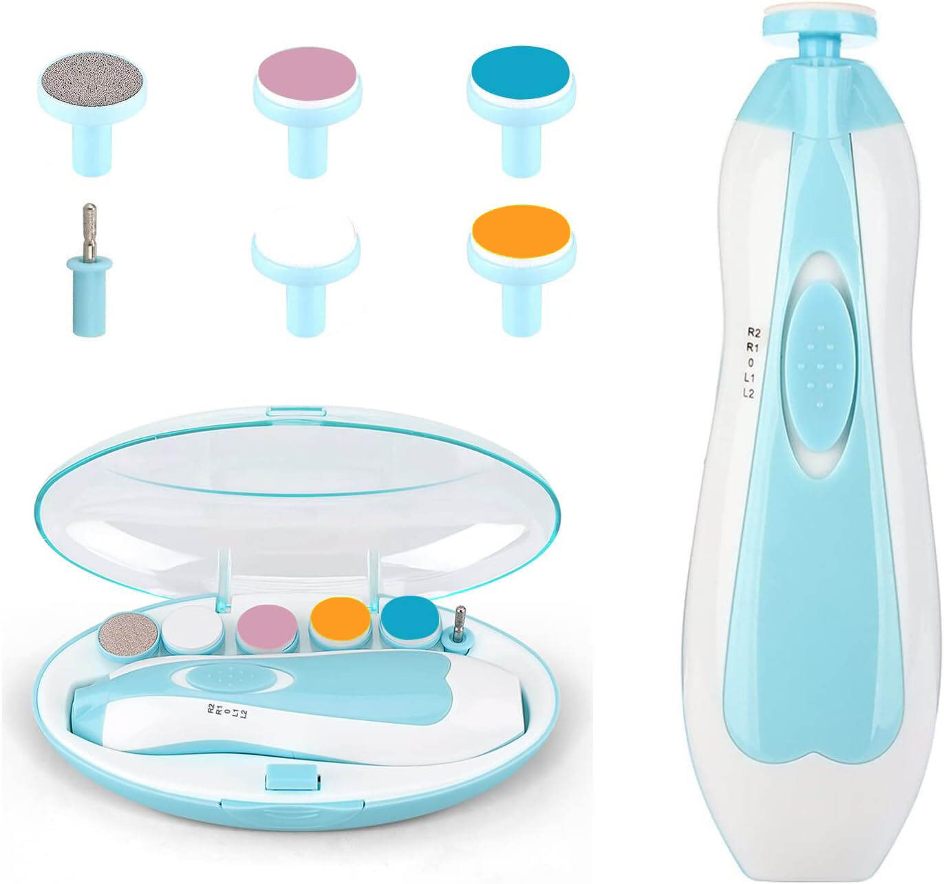 Picture of Baby Nail Trimmer Clippers Electric Baby Nail Trimmer Set