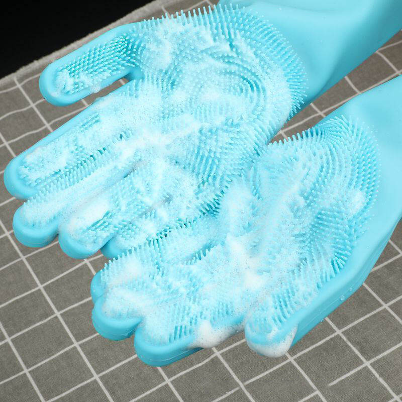 Picture of Magic cleaning kitchen household dishwashers Waterproof cleaning household Silicon Dishwashing Gloves
