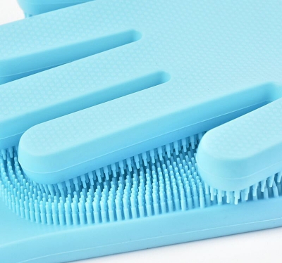 Picture of Magic cleaning kitchen household dishwashers Waterproof cleaning household Silicon Dishwashing Gloves