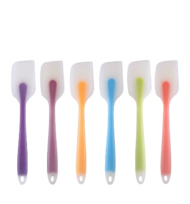 Picture of 1 Pcs Translucence Integrated Silicone Kitchen Baking Spatula Cooking Heat-Resistant Spatulas Non-stick Spatula
