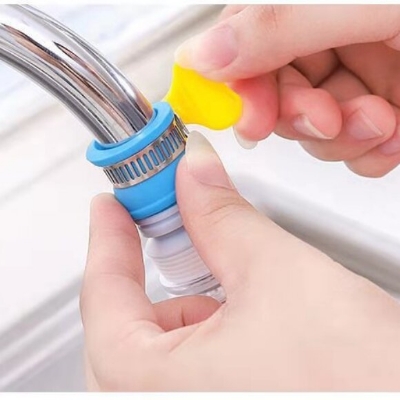 Picture of 360 Degree water filter Faucet Extender Water Saving Splash-proof Kitchen Faucets Water Filter Cartridge and Carbon Block
