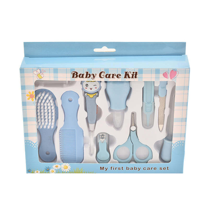 Picture of 10pcs Children Toddler Baby Care Tools Set Nail Trimmer, Comb, Toothbrush & Baby Healthcare Grooming Kit
