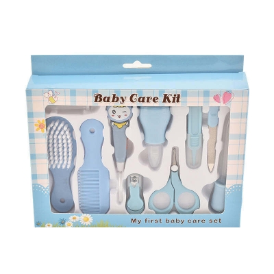 Picture of 10pcs Children Toddler Baby Care Tools Set Nail Trimmer, Comb, Toothbrush & Baby Healthcare Grooming Kit