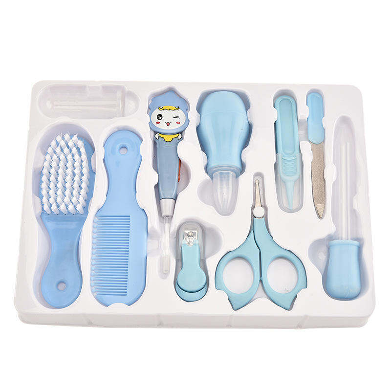 Picture of 10pcs Children Toddler Baby Care Tools Set Nail Trimmer, Comb, Toothbrush & Baby Healthcare Grooming Kit