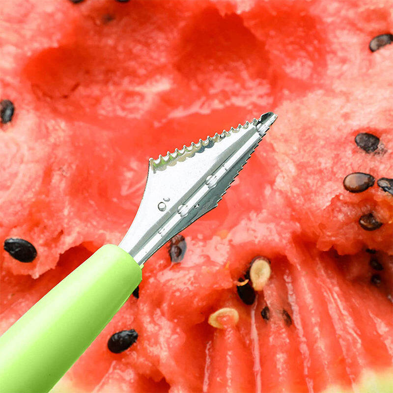Picture of 2 in 1 Ice Cream Ball Spoon & Melon Baller Stainless Steel Watermelon Carving Knife & Fruit Digging Spoon (1 pcs)