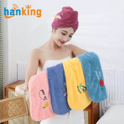 Picture of Women Soft Microfiber Towels Shower Cap Towel Bath Hats for Women Dry Hair Cap Quick Drying Soft for Lady Turban Head Girl Towel