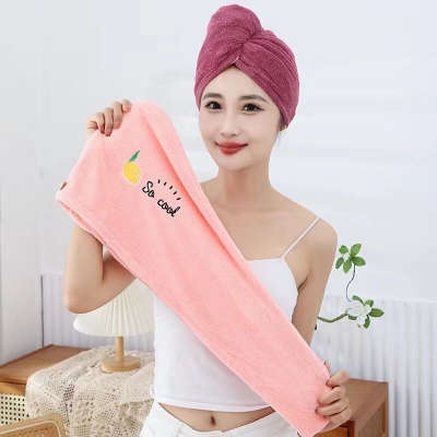 Picture of Women Soft Microfiber Towels Shower Cap Towel Bath Hats for Women Dry Hair Cap Quick Drying Soft for Lady Turban Head Girl Towel