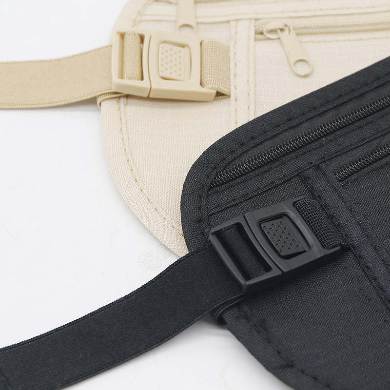 Picture of 1 Pcs Super Outdoor Waist Belt Bag Travel Anti-theft Waist Packs Hidden Under Clothes Belt Wallet Security Travel Pouch