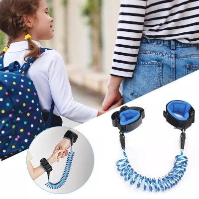 Picture of Baby Harness Anti-Lost Wrist Link Kids Outdoor Walking Hand Belt Wristband Safety Leash for Children