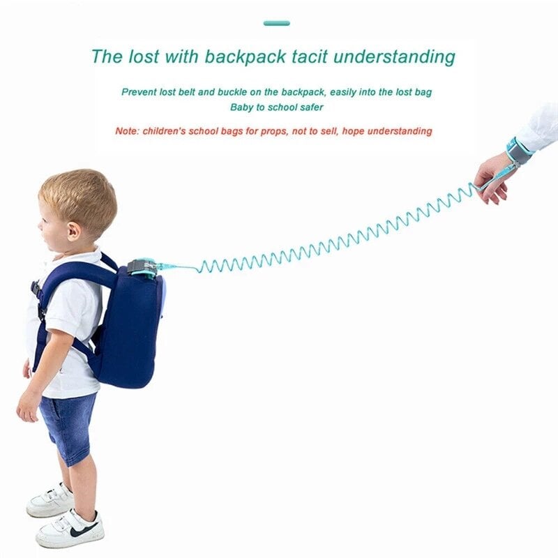 Picture of Baby Harness Anti-Lost Wrist Link Kids Outdoor Walking Hand Belt Wristband Safety Leash for Children