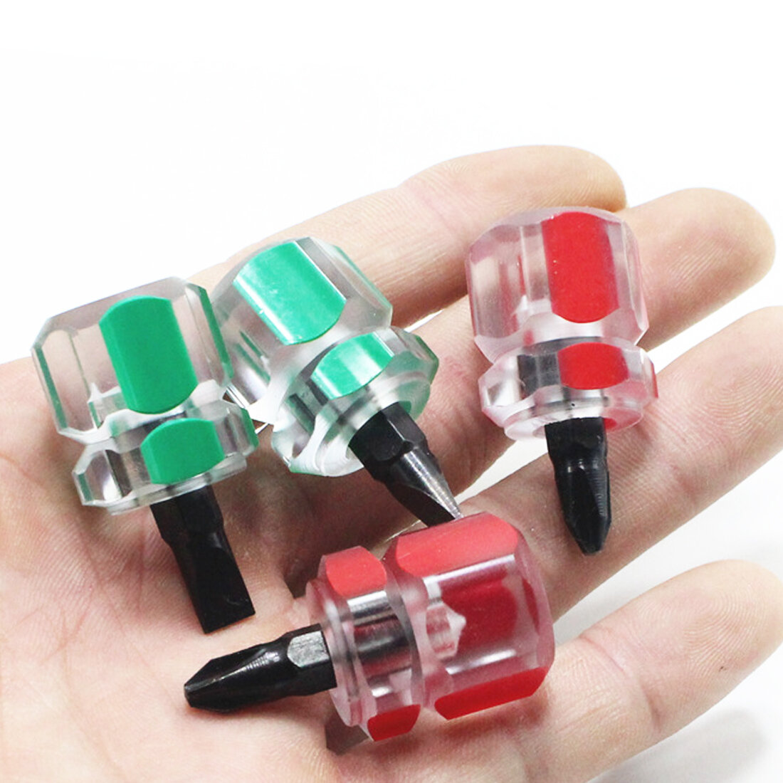 Picture of Mini Portable Radish Screw Driver Transparent Hand Repair Hand Tools Precision Car Repair Anti Slip Phillip Screwdriver Bits
