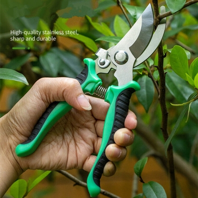 Picture of Best Quality eight Inch Stainless Steel Pruner Tree Plant Cutter Gardening Pruning Shear Trimming Pruning Scissors