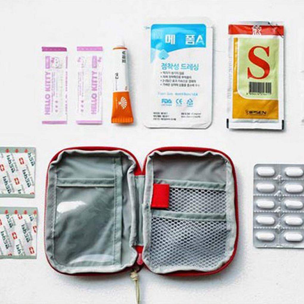 Picture of Portable Medicine Bag First Aid Kit Medical Emergency Kits Organizer Outdoor Household Medicine Pill Storage Bag