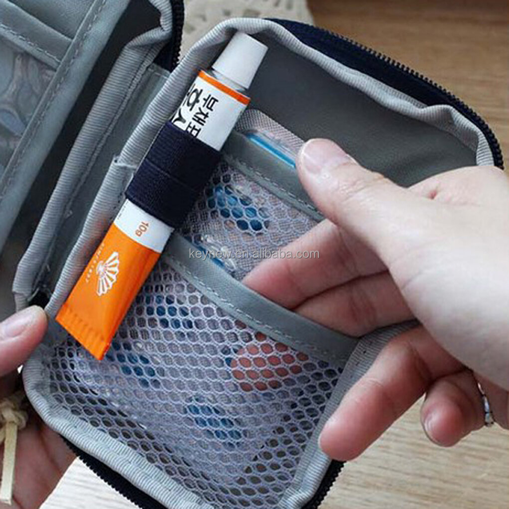 Picture of Portable Medicine Bag First Aid Kit Medical Emergency Kits Organizer Outdoor Household Medicine Pill Storage Bag
