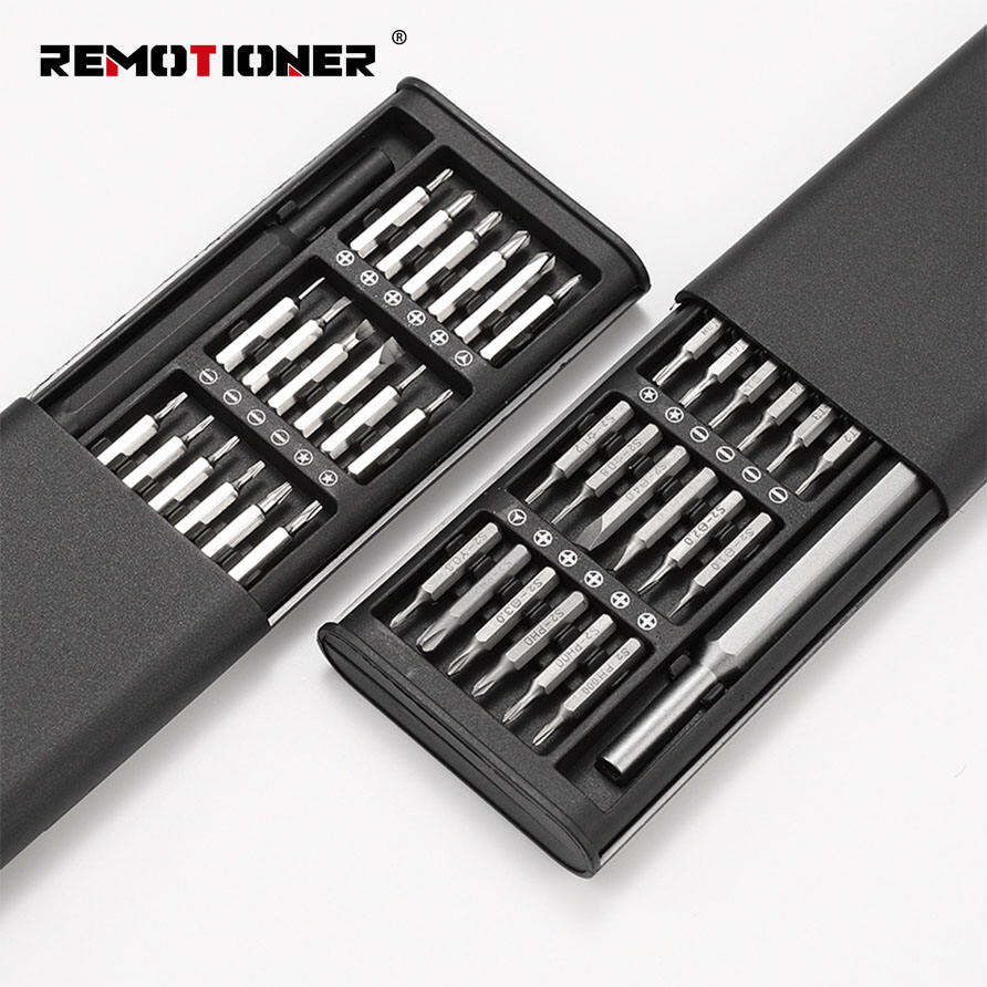 Picture of 24 in 1 precision magnetic screw driver bits repair multi-set mobile phone repair and disassembly screwdriver Tool set