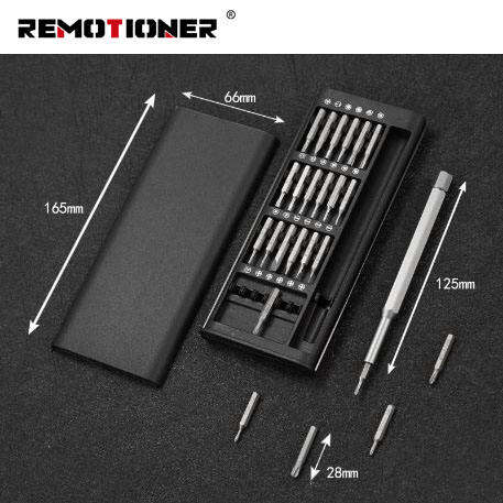 Picture of 24 in 1 precision magnetic screw driver bits repair multi-set mobile phone repair and disassembly screwdriver Tool set