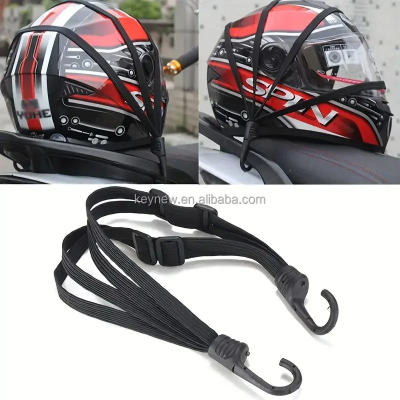 Picture of Motorcycle Luggage Strap Helmet net pocket Motorcycle Helmet Elastic Buckle Rope High-Strength Retractable Protective