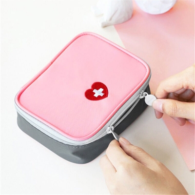 Picture of Travel storage bag new love emergency rescue bag, small medicine package, epidemic prevention bag, Korean style storage medical first aid kids