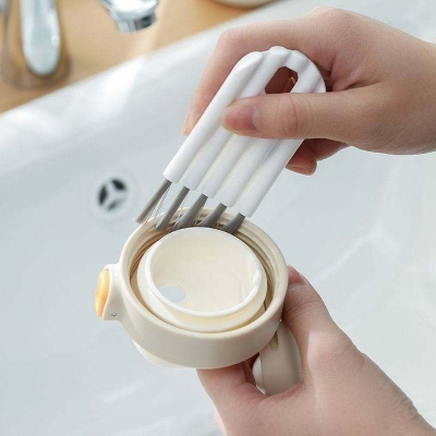 Picture of 1 Pcs Multifunctional Flexible Gap Brush Cup Lid Cleaning Brush Cup Cover Groove Gap Brush