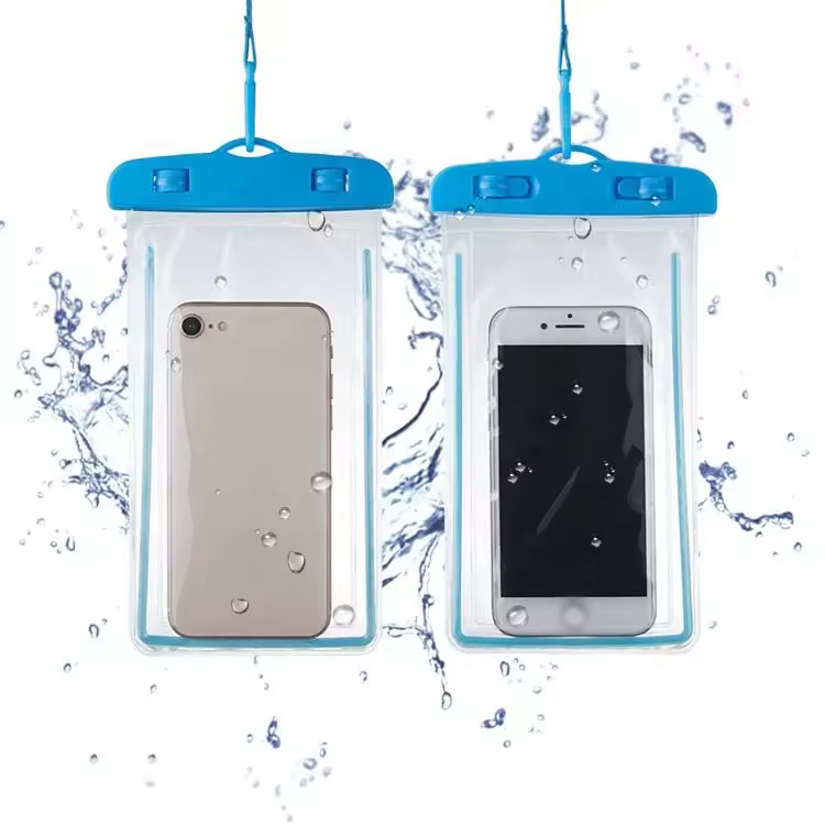 Picture of 1 Pcs Universal Waterproof Case mobile phone cases universal water proof phone pouch waterproof floating phone bag with lanyard
