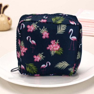 Picture of 1 Pcs Multi Functional Travel Storage Bag Portable Sanitary Napkin Bag and Toiletry Cosmetic Organizer with Waterproof Layer