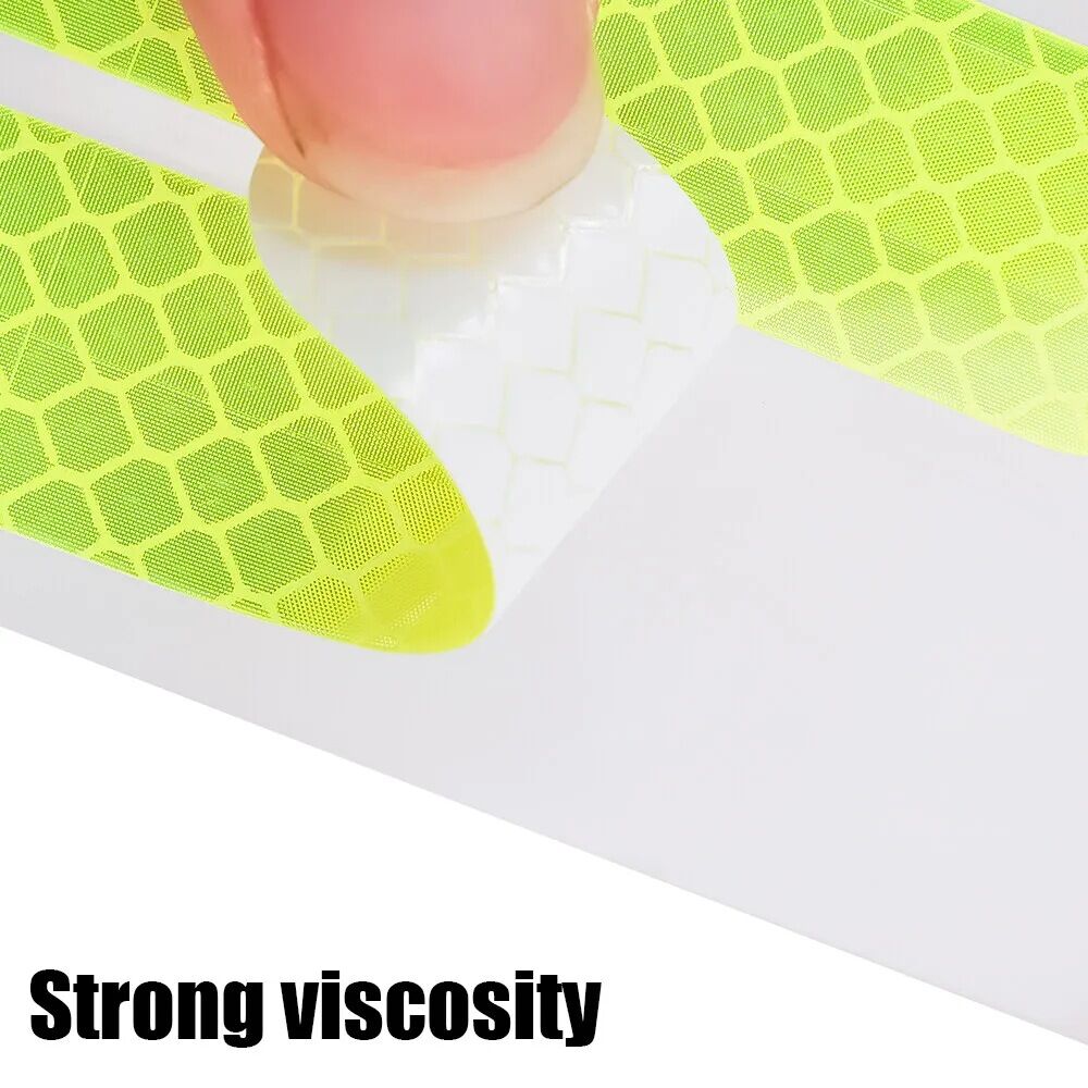Picture of 4 Pcs Reflective Rim Tape Motorcycle Reflective Tape for Motorcycle Helmets Sticker