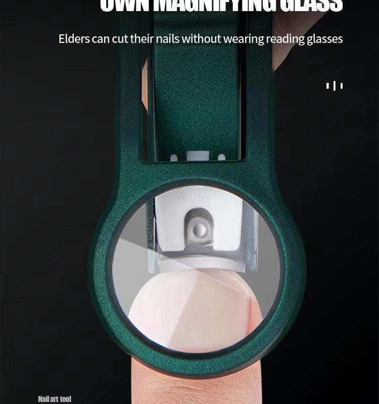 Picture of Magnifying Glass Nail Clippers Nail Clippers Elderly and Children Multifunctional Large Opening Pliers Nail Clippers