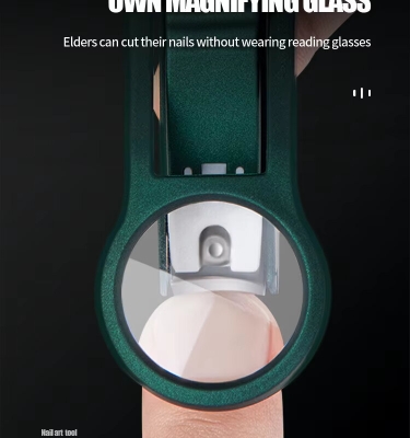 Picture of Magnifying Glass Nail Clippers Nail Clippers Elderly and Children Multifunctional Large Opening Pliers Nail Clippers