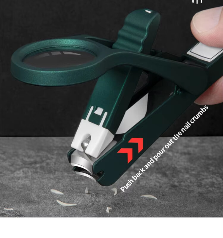 Picture of Magnifying Glass Nail Clippers Nail Clippers Elderly and Children Multifunctional Large Opening Pliers Nail Clippers