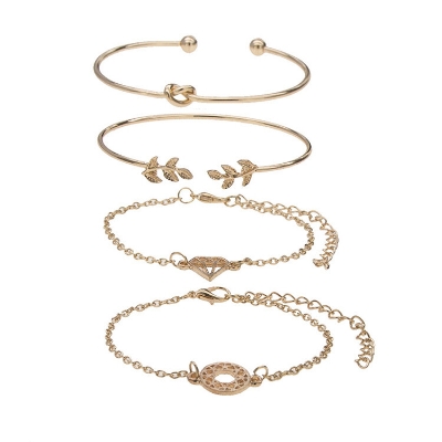 Picture of 4 Pcs Set Fashion Ladies Simple Bracelets for Women
