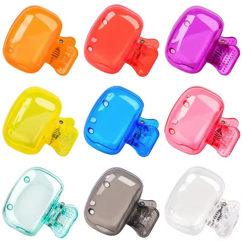 Picture of 5 Pcs Portable Toothbrush Head Cover Clips Plastic Dustproof Head Germproof Protector Caps Travel Hiking Camping Bathroom Accessories