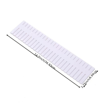 Picture of 4 Pcs Set Drawer Storage Divider Free Combination Can Be Tailored Plastic Drawer Cabinet Divider/drawer Organizer Ajustable