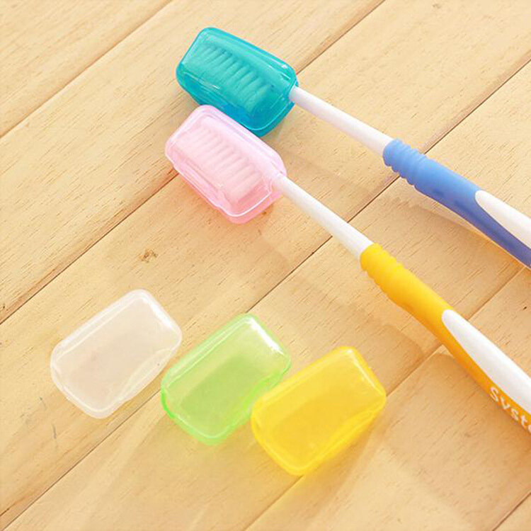 Picture of 5 Pcs Set Toothbrush Holders Travel Toothbrush Covers for Travel Head Covers Protector Brush