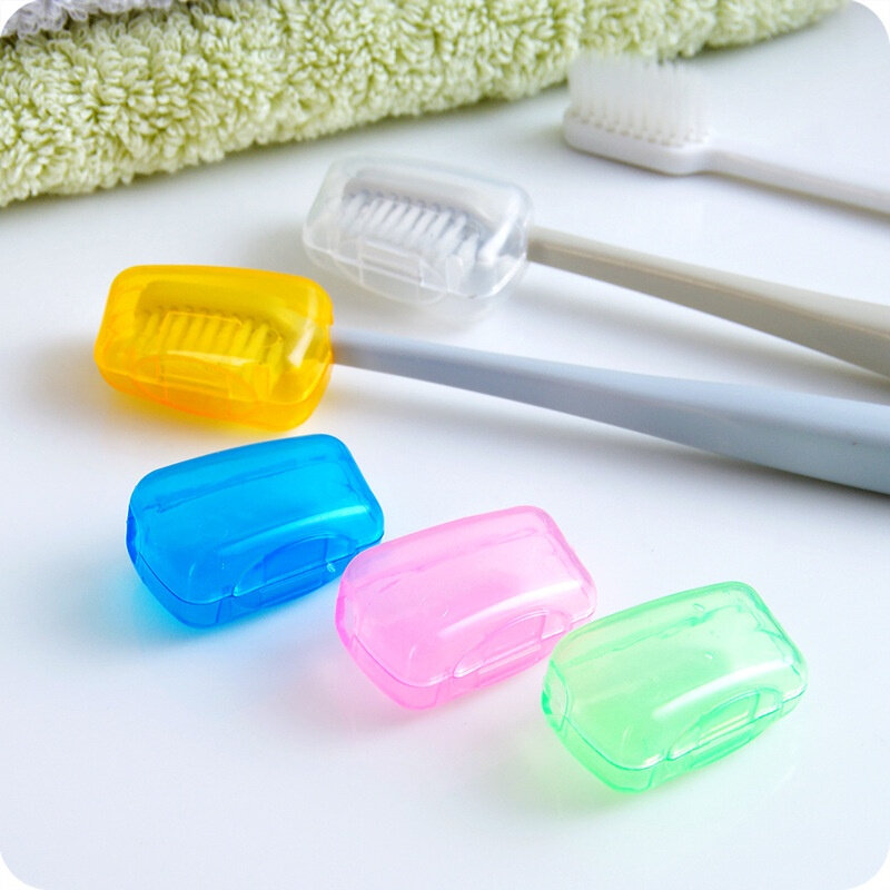 Picture of 5 Pcs Set Toothbrush Holders Travel Toothbrush Covers for Travel Head Covers Protector Brush