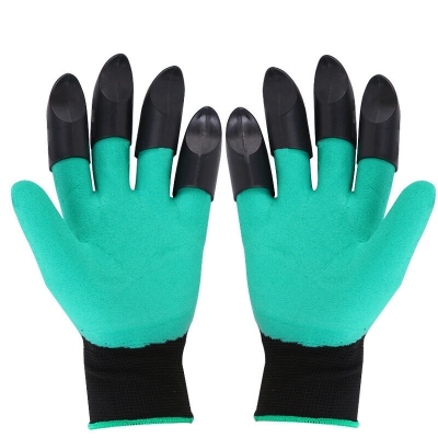 Picture of 1 Pair Garden Gloves for Digging and Planting / Garden Bear Claw Digging Gloves Protect Hand Without Tools