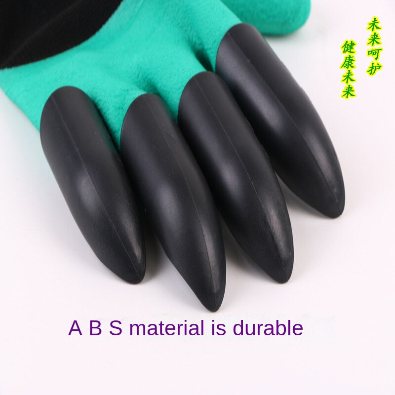 Picture of 1 Pair Garden Gloves for Digging and Planting / Garden Bear Claw Digging Gloves Protect Hand Without Tools