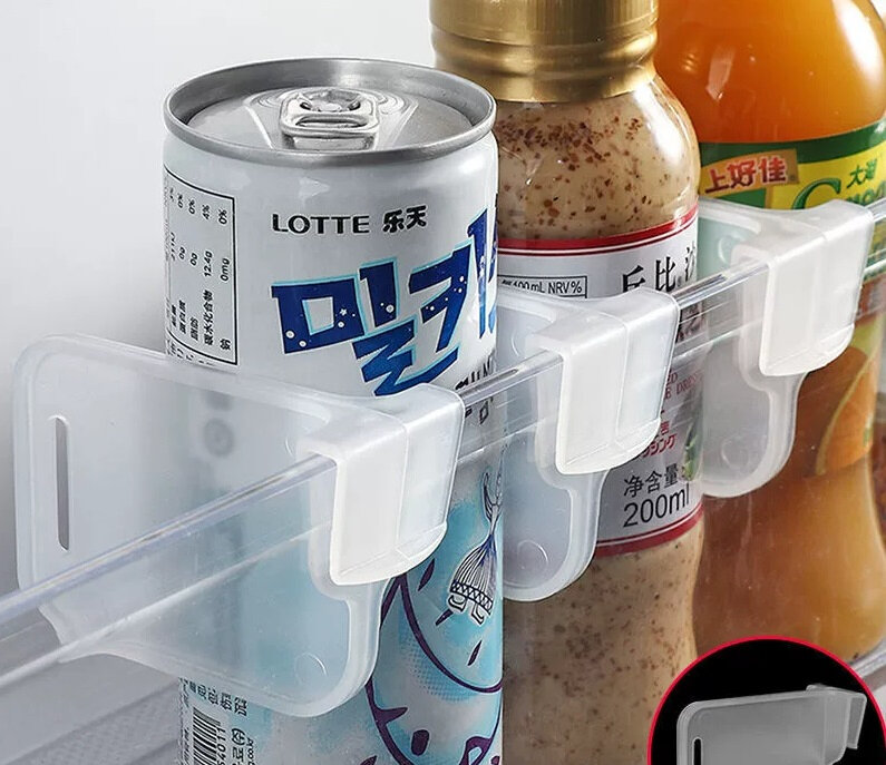 Picture of 10 Pcs Refrigerator Side Divider Household Refrigerator Small Storage Divider Kitchen Storage and Sorting Divider