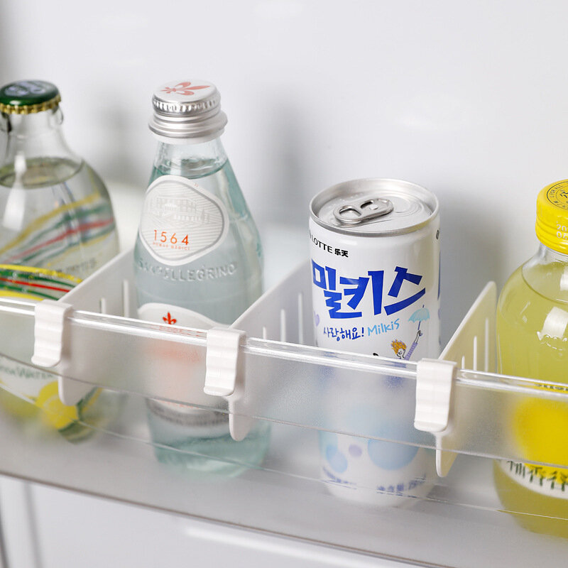 Picture of 10 Pcs Refrigerator Side Divider Household Refrigerator Small Storage Divider Kitchen Storage and Sorting Divider