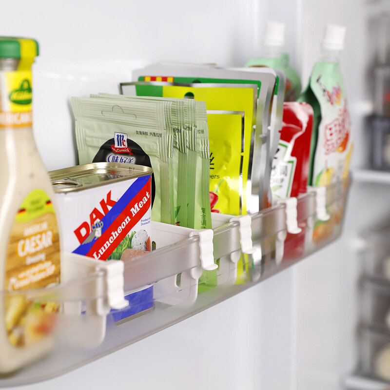 Picture of 10 Pcs Refrigerator Side Divider Household Refrigerator Small Storage Divider Kitchen Storage and Sorting Divider
