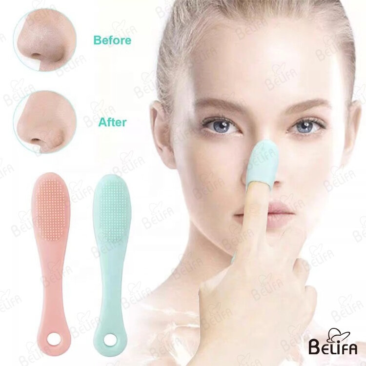 Picture of 2 Pcs Soft Silicone Facial Cleansing Brush Face Wash Brush for Deep Cleaning Skin Care