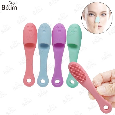 Picture of 2 Pcs Soft Silicone Facial Cleansing Brush Face Wash Brush for Deep Cleaning Skin Care