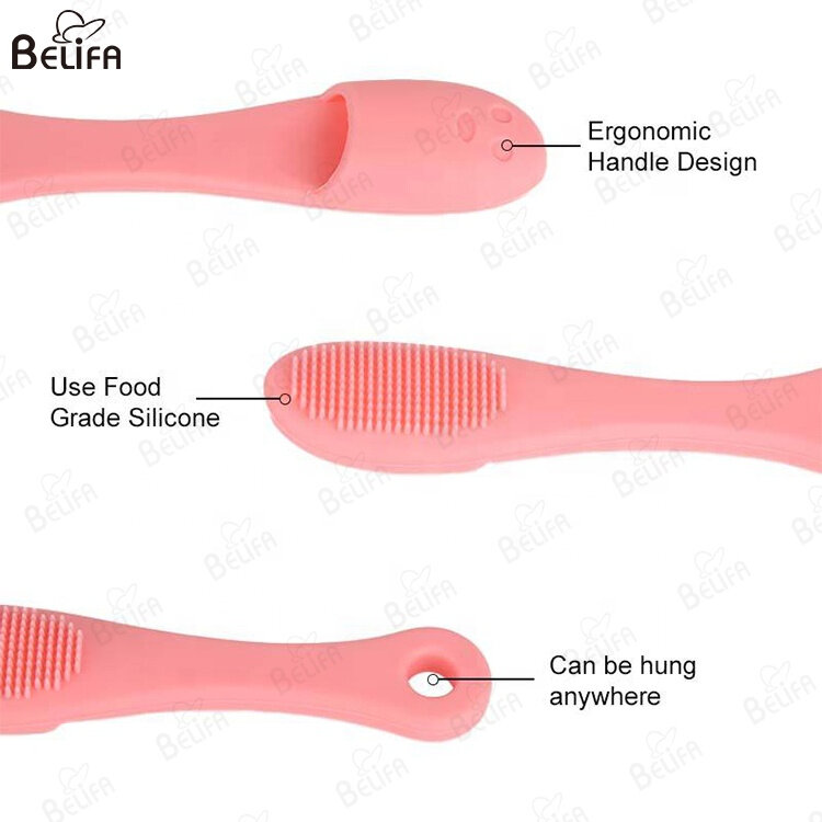Picture of 2 Pcs Soft Silicone Facial Cleansing Brush Face Wash Brush for Deep Cleaning Skin Care