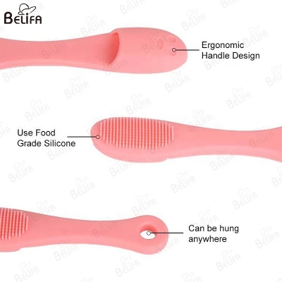 Picture of 2 Pcs Soft Silicone Facial Cleansing Brush Face Wash Brush for Deep Cleaning Skin Care