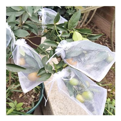 Picture of 10 PCS Fruit Vegetable Protection Mesh Bag, Pest Control Pouch Storage Net