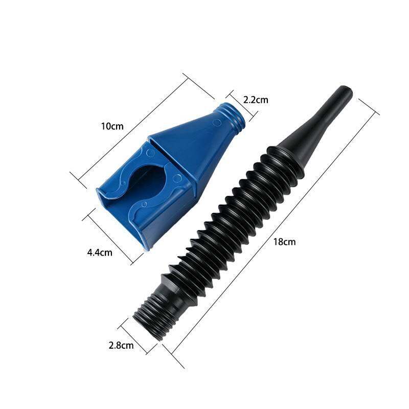 Picture of Plastic Car Motorcycle Refueling Gasoline Engine Oil Funnel Filter Transfer Tool Funnel Kit Fluid Change Filling Transfer Tool