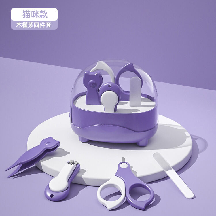 Picture of 10Pcs Set Baby Nail Trimmer Healthcare Kit Health Care Kit Portable Newborn Baby Grooming Kit Nail Safety Care Set