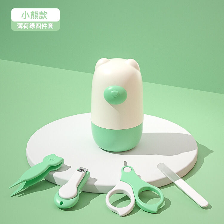 Picture of 10Pcs Set Baby Nail Trimmer Healthcare Kit Health Care Kit Portable Newborn Baby Grooming Kit Nail Safety Care Set