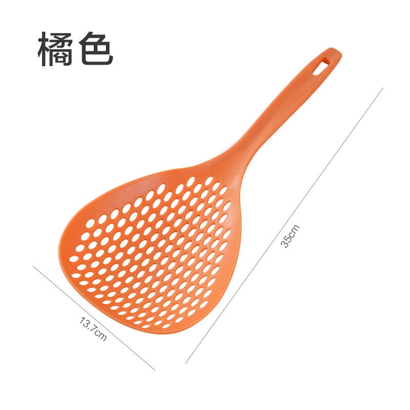 Picture of Dropshipping Kitchen Accessories Resistant Food Noodle Colander Long Handle Strainer Spoon